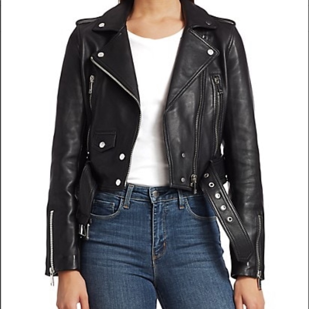 LTH JKT cropped leather jacket